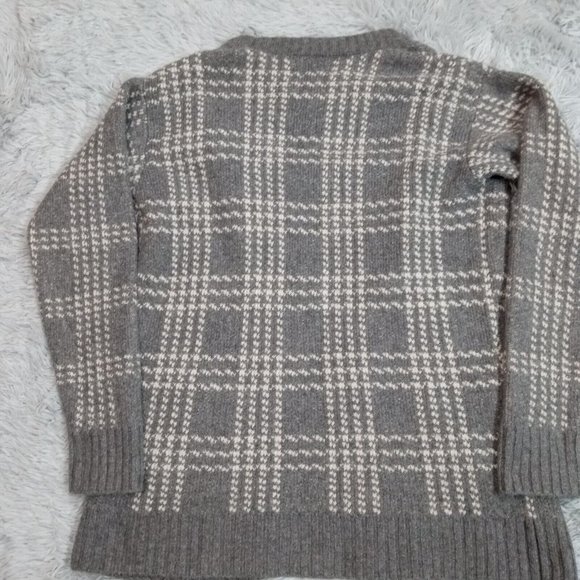 Pink Rose Womens Sweater Cardigan Gray Medium Open Front Pockets‎ Stretch - Picture 2 of 10
